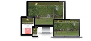 Photo of Mt Chestnut Nazarene Retreat Center website on various size devices.